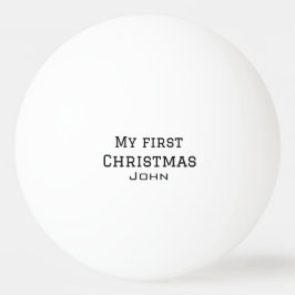 Mein erster Weihnachtsnamen männlichen Text simuli Tischtennisball