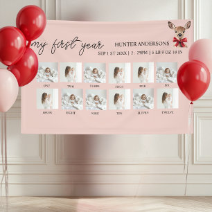 Mein erstes 12-Foto-Rosa und Rotes Hirsch   Waldla Banner