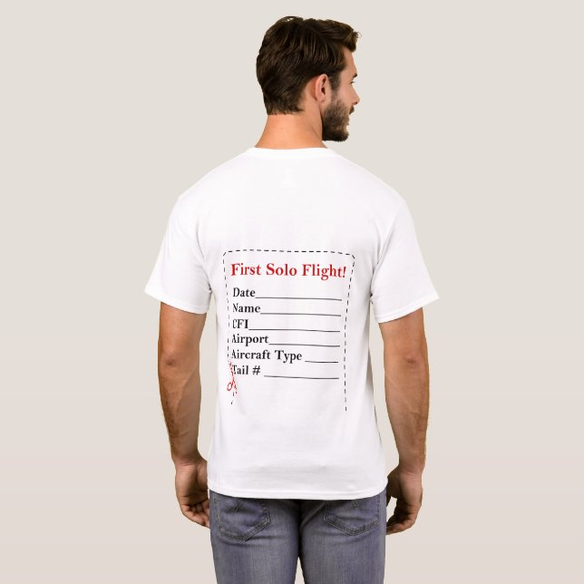 Mein erstes allein Shirt (Schwarz voll)