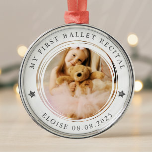 Mein erstes Ballett-Erwägungsgrund Meilenstein-Fot Ornament Aus Metall