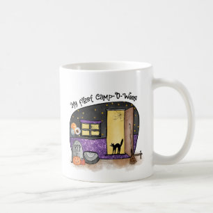 Mein erstes Camp-O-Ween   Halloween-Camping Kaffeetasse