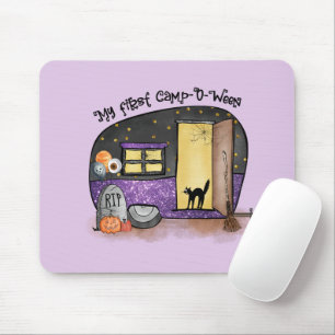 Mein erstes Camp-O-Ween Halloween-Camping Mousepad