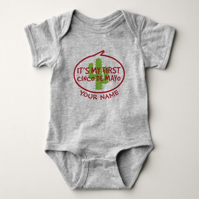 Mein erstes Cinco De Mayo Baby Strampler (Vorderseite)