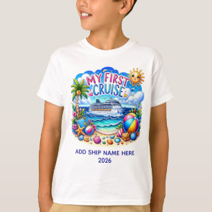 Mein erstes Cruise Ship Beach Kids Shirt
