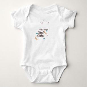 Mein erstes Eid Al Adha Baby-Body - Neugeborenes Baby Strampler