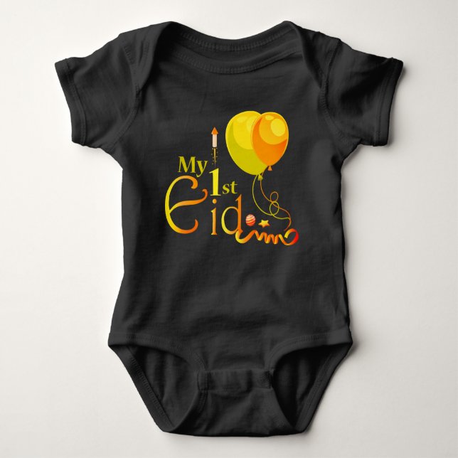 Mein erstes Eid Baby Strampler (Vorderseite)
