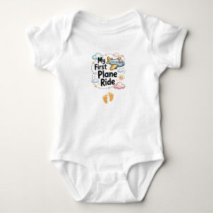 Mein erstes Flugzeug, Airplane-outfit, Baby Strampler
