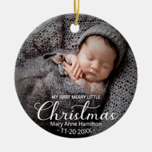 Mein erstes fröhliches kleines Weihnachten Neugebo Keramik Ornament