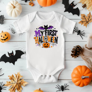 Mein erstes Halloween Baby-Body Baby Strampler