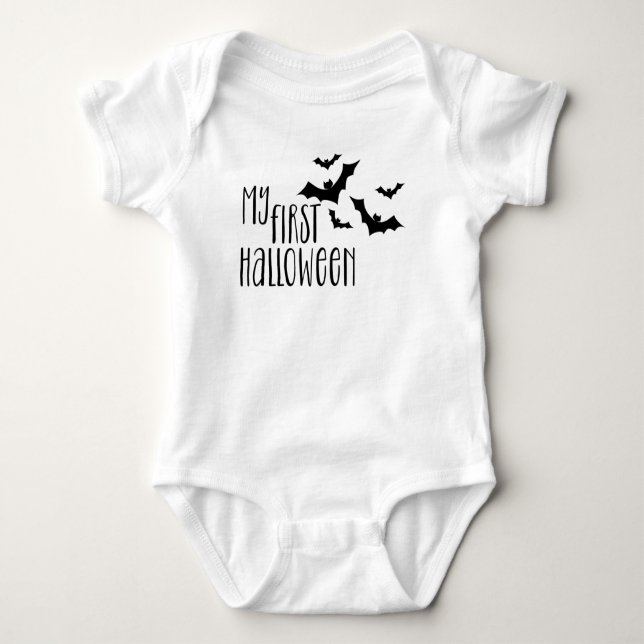 Mein erstes Halloween Baby Strampler (Vorderseite)