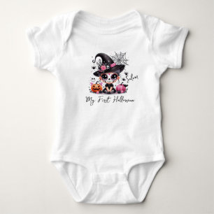 Mein erstes Halloween Baby Sugar Skull Strampler