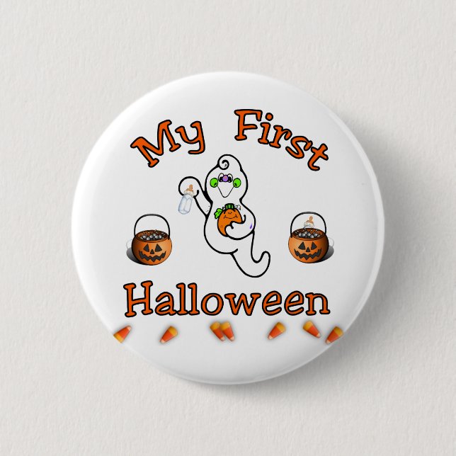 Mein erstes Halloween Button (Vorderseite)