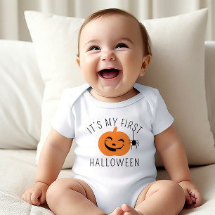 Mein erstes Halloween Happy Pumpkin Baby Strampler