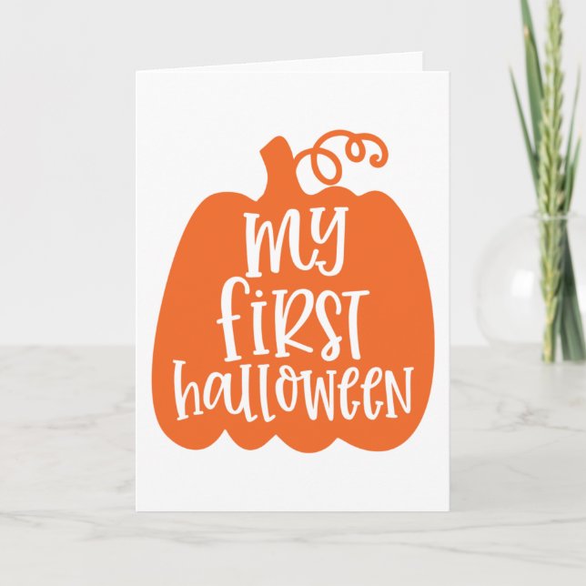 Mein erstes Halloween Karte (Vorderseite)