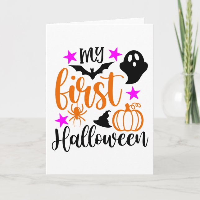 Mein erstes Halloween Karte (Vorderseite)