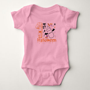 Mein erstes Halloween Niedlich Funny Baby Strampler
