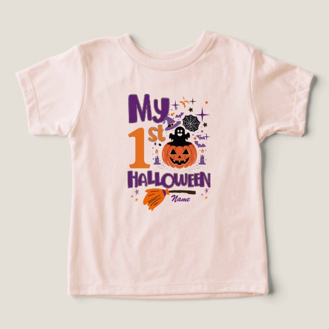 Mein erstes Halloween Niedlich Pumpkin Funny (Design Vorderseite)