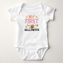 Mein erstes Halloween Niedlich Pumpkin Ghost Groov Baby Strampler