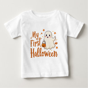 Mein erstes Halloween - Niedliche Geisterdesignkid Baby T-shirt