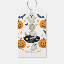 Mein erstes Halloween | Niedlicher Pumpkin & Ghost Geschenkanhänger