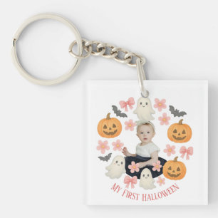 Mein erstes Halloween Niedlicher Pumpkin & Ghost Schlüsselanhänger