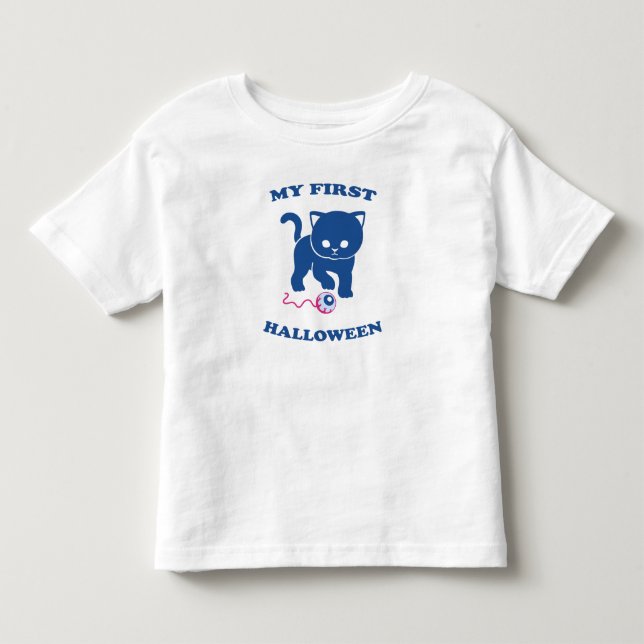 Mein erstes Halloween-Niedliches Girl-Kostüm 2023 Kleinkind T-shirt (Vorderseite)
