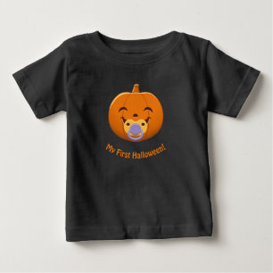 Mein erstes Halloween Schnuller Kürbis Baby T-shirt