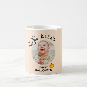 Mein erstes Halloween-Tasse Custom Foto Pumpkin & Kaffeetasse