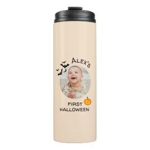 Mein erstes Halloween-Tasse Custom Foto Pumpkin & Thermosbecher