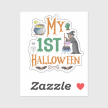 Mein erstes Halloween-Vinyl-Sticker