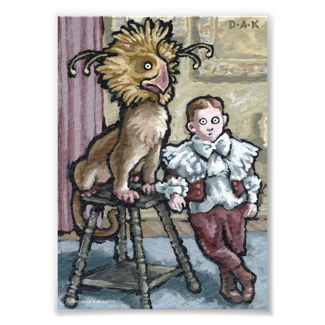 Mein erstes Haustier #2 - Surreal Odd Goth Creatio Fotodruck (Vorne)