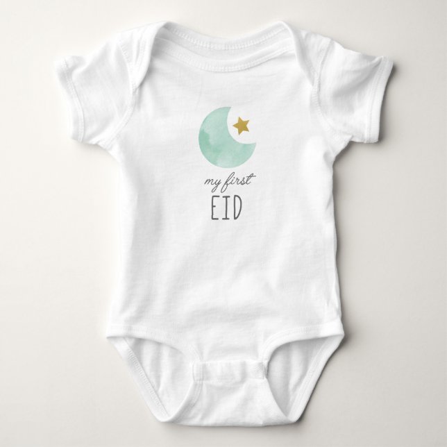 Mein erstes Kind trägt Kleidung Baby Strampler (Vorderseite)