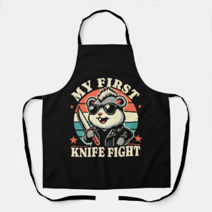 Mein erstes Messer Kampf - Cooler Hamster Schürze