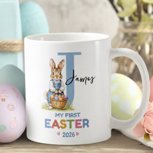 Mein erstes Ostergeschenk mit Monogramm fürs Baby Kaffeetasse