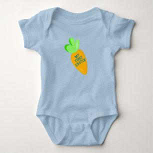 Mein erstes Ostern Jungen Blau Baby Strampler