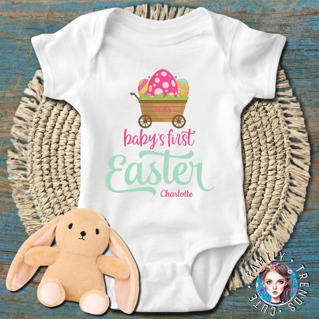 Mein erstes OsterOutfit für Mädchen Baby Strampler (Von Creator hochgeladen)