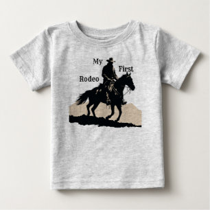 Mein erstes Rodeo Baby T-Shirt für den Rodeo Gebur