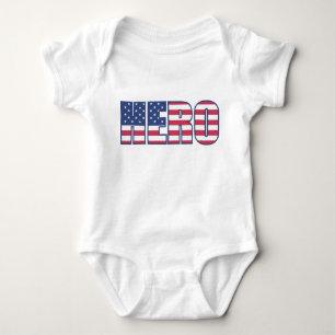 Mein erstes viertes USA-Flagge-Babyschlafanzug Baby Strampler