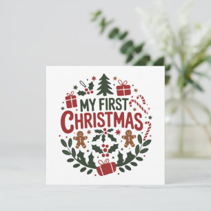 Mein erstes Weihnachten 1. Weihnachten Familien-Ma