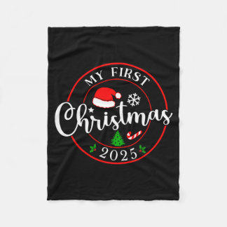 Mein erstes Weihnachten 2025 1. Weihnachten Famili Fleecedecke