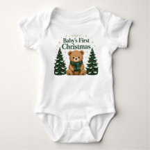 Mein erstes Weihnachten 2026 Baby-Body mit Namen