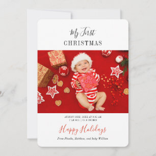 Mein erstes Weihnachten 5 Fotos Baby Erstes
