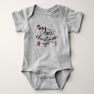 Mein erstes Weihnachten Baby Strampler