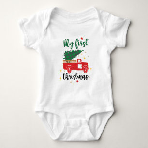 Mein erstes Weihnachten Baby Strampler