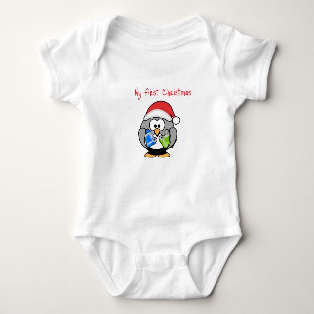 Mein erstes Weihnachten - Baby Strampler (Vorderseite)