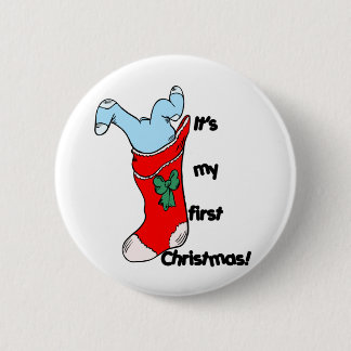 Mein erstes Weihnachten Button