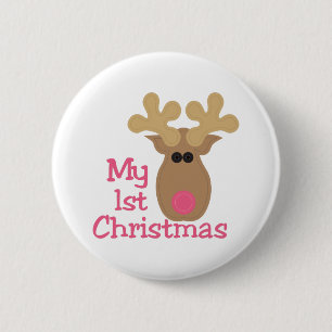 Mein erstes Weihnachten Button