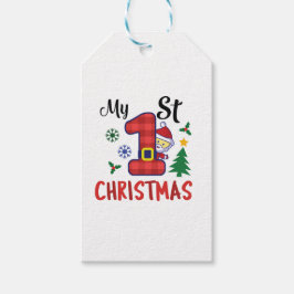 Mein erstes Weihnachten Geschenkanhänger