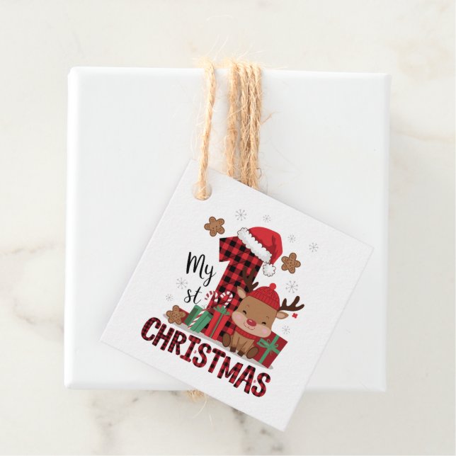 Mein erstes Weihnachten Geschenkanhänger (Beispiel)