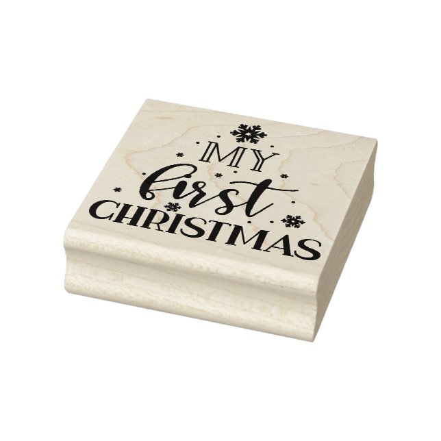 Mein erstes Weihnachten Gummistempel (Stempel)